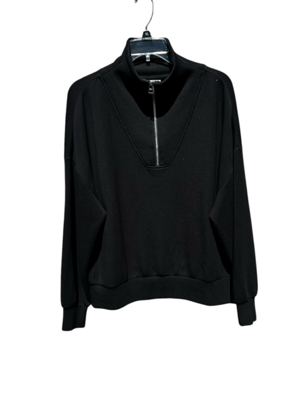 🌻Varley Black Hawley Half-Zip Sweatshirt Women's Size Medium - Picture 3 of 9